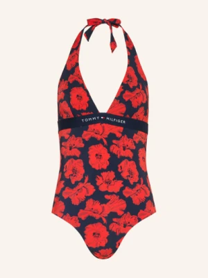 Tommy Hilfiger Strój Kąpielowy Z Wiązaniem Na Szyi rot