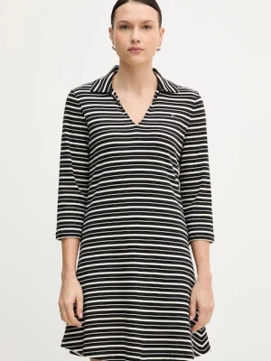 Tommy Hilfiger sukienka bawełniana kolor czarny mini rozkloszowana WW0WW47868