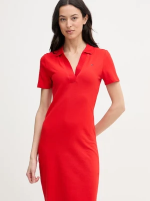 Tommy Hilfiger sukienka bawełniana z elastanem