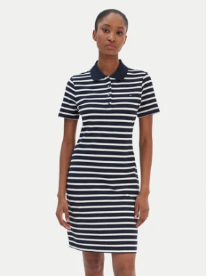 Tommy Hilfiger Sukienka codzienna 1985 WW0WW43228 Granatowy Slim Fit