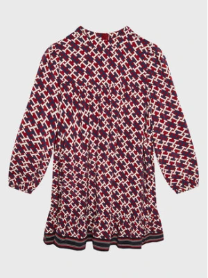 Tommy Hilfiger Sukienka codzienna Monogram KG0KG06886 Kolorowy Regular Fit