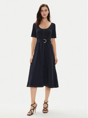 Tommy Hilfiger Sukienka codzienna WW0WW42431 Granatowy Regular Fit