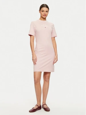 Tommy Hilfiger Sukienka codzienna WW0WW43830 Różowy Regular Fit
