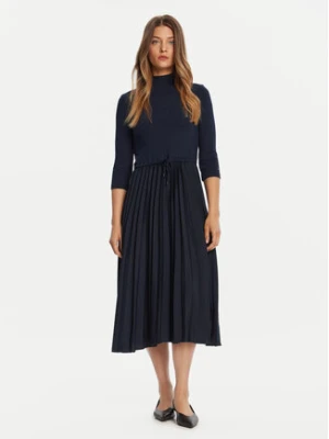 Tommy Hilfiger Sukienka codzienna WW0WW46138 Granatowy Slim Fit