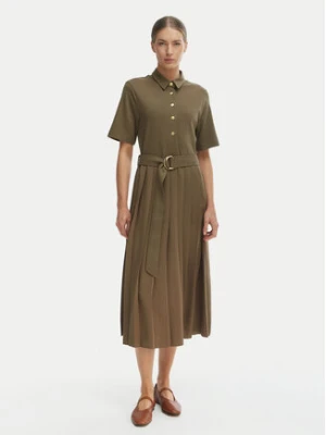 Tommy Hilfiger Sukienka codzienna WW0WW48756 Zielony Regular Fit