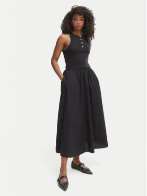 Tommy Hilfiger Sukienka codzienna WW0WW49628 Czarny Regular Fit