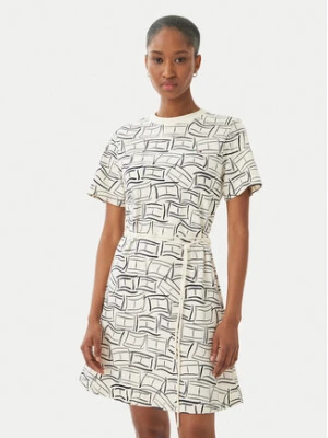 Tommy Hilfiger Sukienka codzienna WW0WW49772 Beżowy jasny Regular Fit