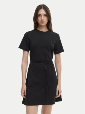 Tommy Hilfiger Sukienka codzienna WW0WW49772 Czarny Regular Fit