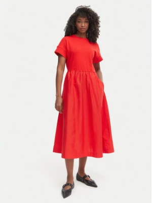Tommy Hilfiger Sukienka codzienna WW0WW51148 Czerwony Regular Fit