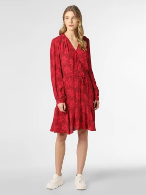 Tommy Hilfiger Sukienka damska Kobiety wiskoza czerwony|wielokolorowy wzorzysty,