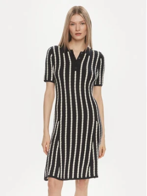 Tommy Hilfiger Sukienka dzianinowa WW0WW41748 Granatowy Regular Fit