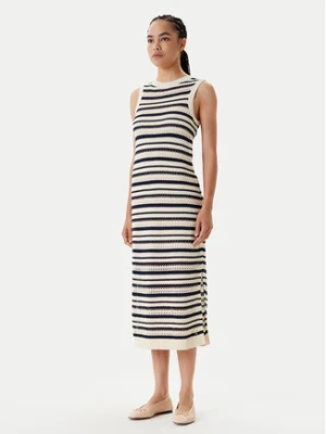 Tommy Hilfiger Sukienka dzianinowa WW0WW45649 Beżowy Slim Fit