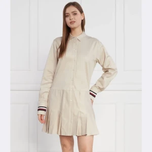 Tommy Hilfiger Sukienka GLOBAL STP SHORT LS