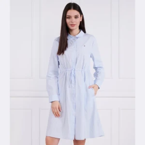 Tommy Hilfiger Sukienka ITHAKA KNEE SHIRT-DRESS LS