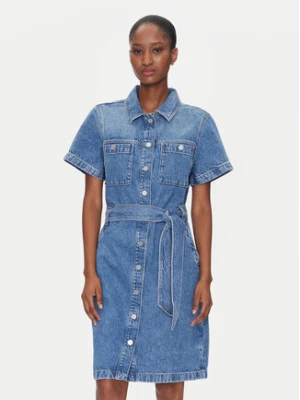 Tommy Hilfiger Sukienka jeansowa WW0WW44380 Niebieski Regular Fit