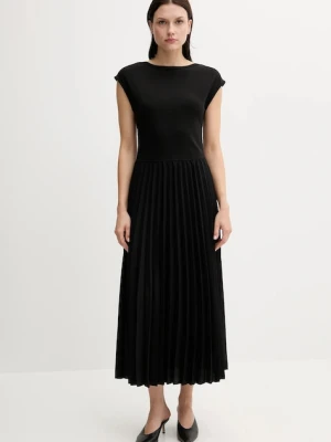 Tommy Hilfiger sukienka kolor czarny maxi rozkloszowana WW0WW44491