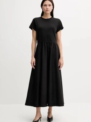 Tommy Hilfiger sukienka kolor czarny maxi rozkloszowana WW0WW46711