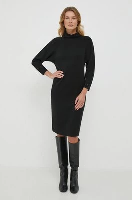 Tommy Hilfiger sukienka kolor czarny mini prosta WW0WW40290