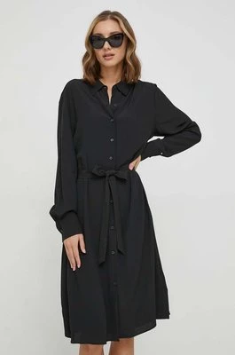 Tommy Hilfiger sukienka kolor czarny mini rozkloszowana WW0WW40563