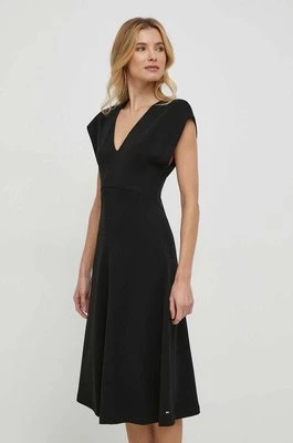Tommy Hilfiger sukienka kolor czarny mini rozkloszowana