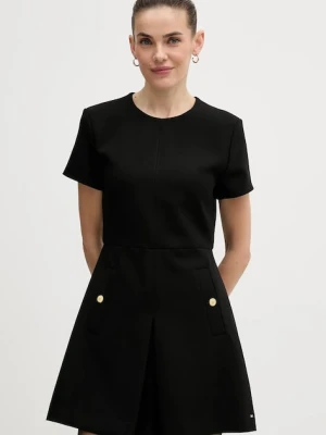 Tommy Hilfiger sukienka kolor czarny mini rozkloszowana WW0WW47970