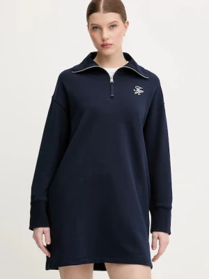Tommy Hilfiger sukienka kolor granatowy mini prosta WW0WW48432