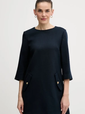 Tommy Hilfiger sukienka kolor granatowy mini rozkloszowana WW0WW47800