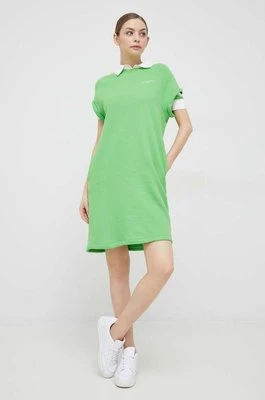 Tommy Hilfiger sukienka kolor zielony mini prosta