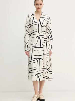 Tommy Hilfiger sukienka kopertowa z wiskozy