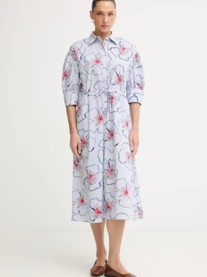 Tommy Hilfiger sukienka koszulowa bawełniana SUMMER