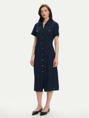 Tommy Hilfiger Sukienka koszulowa WW0WW45802 Granatowy Regular Fit