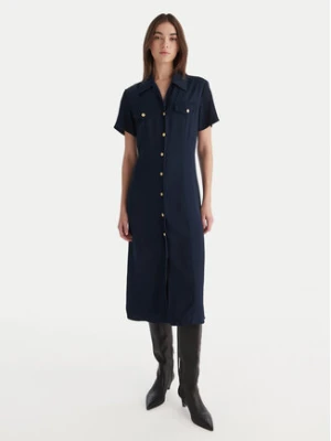 Tommy Hilfiger Sukienka koszulowa WW0WW45802 Granatowy Regular Fit