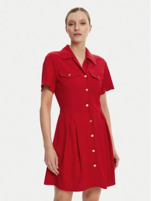 Tommy Hilfiger Sukienka koszulowa WW0WW45819 Czerwony Regular Fit