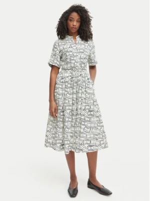 Tommy Hilfiger Sukienka koszulowa WW0WW49633 Beżowy jasny Regular Fit