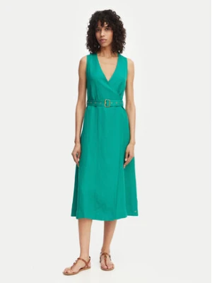 Tommy Hilfiger Sukienka letnia WW0WW48951 Zielony Regular Fit