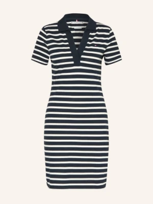 Tommy Hilfiger Sukienka Piqué blau