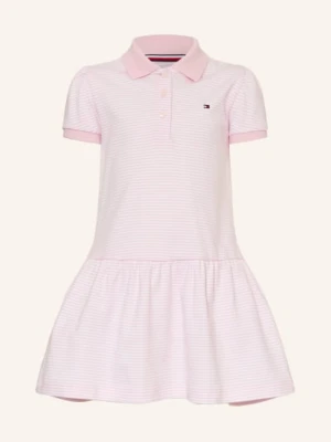 Tommy Hilfiger Sukienka Polo Z Dżerseju rosa