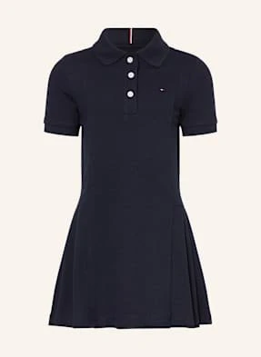 Tommy Hilfiger Sukienka Polo Z Piki blau