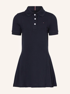 Tommy Hilfiger Sukienka Polo Z Piki blau