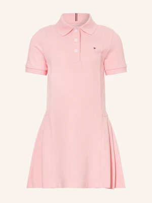 Tommy Hilfiger Sukienka Polo Z Piki rosa