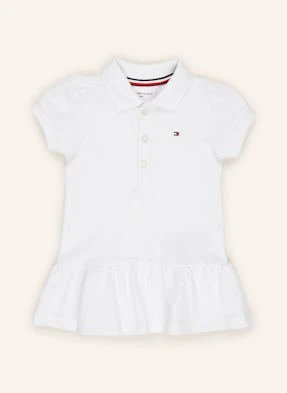 Tommy Hilfiger Sukienka Polo Z Piki weiss