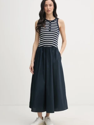 Tommy Hilfiger sukienka rozkloszowana bawełniana