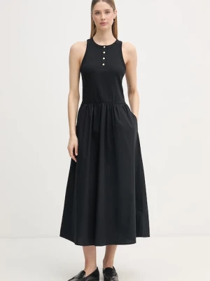 Tommy Hilfiger sukienka rozkloszowana bawełniana