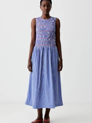 Tommy Hilfiger sukienka rozkloszowana bawełniana