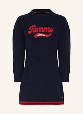Tommy Hilfiger Sukienka Z Dzianiny blau