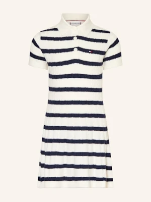 Tommy Hilfiger Sukienka Z Dzianiny weiss