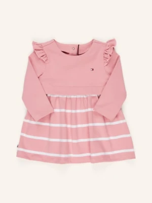 Tommy Hilfiger Sukienka Z Falbanami rosa