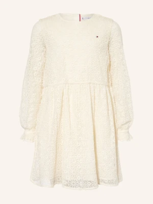 Tommy Hilfiger Sukienka Z Koronki weiss