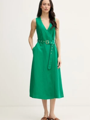 Tommy Hilfiger sukienka z lnem