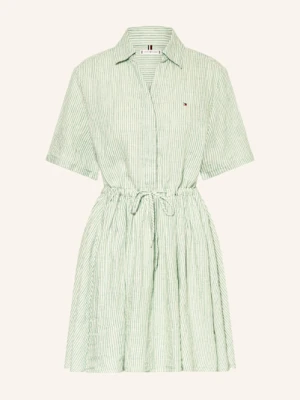 Tommy Hilfiger Sukienka Z Lnu gruen